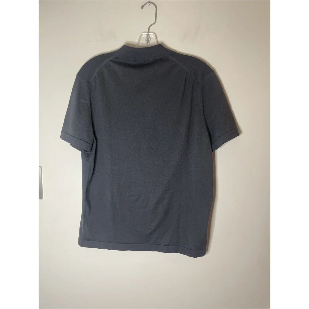Vintage Banana Republic Men’s Polo Short Gray Pima Cotton Size M